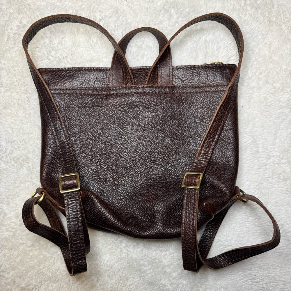 Portland Leather Goods Mini Tote backpack Cold brew - Picture 8 of 12